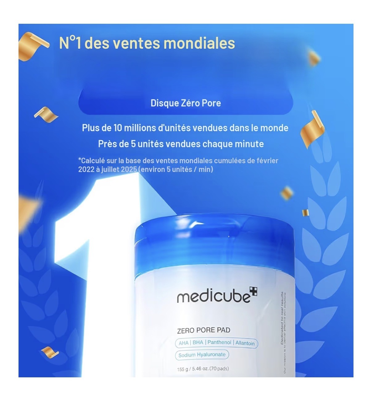 Tampons tonifiants pour le visage à double texture