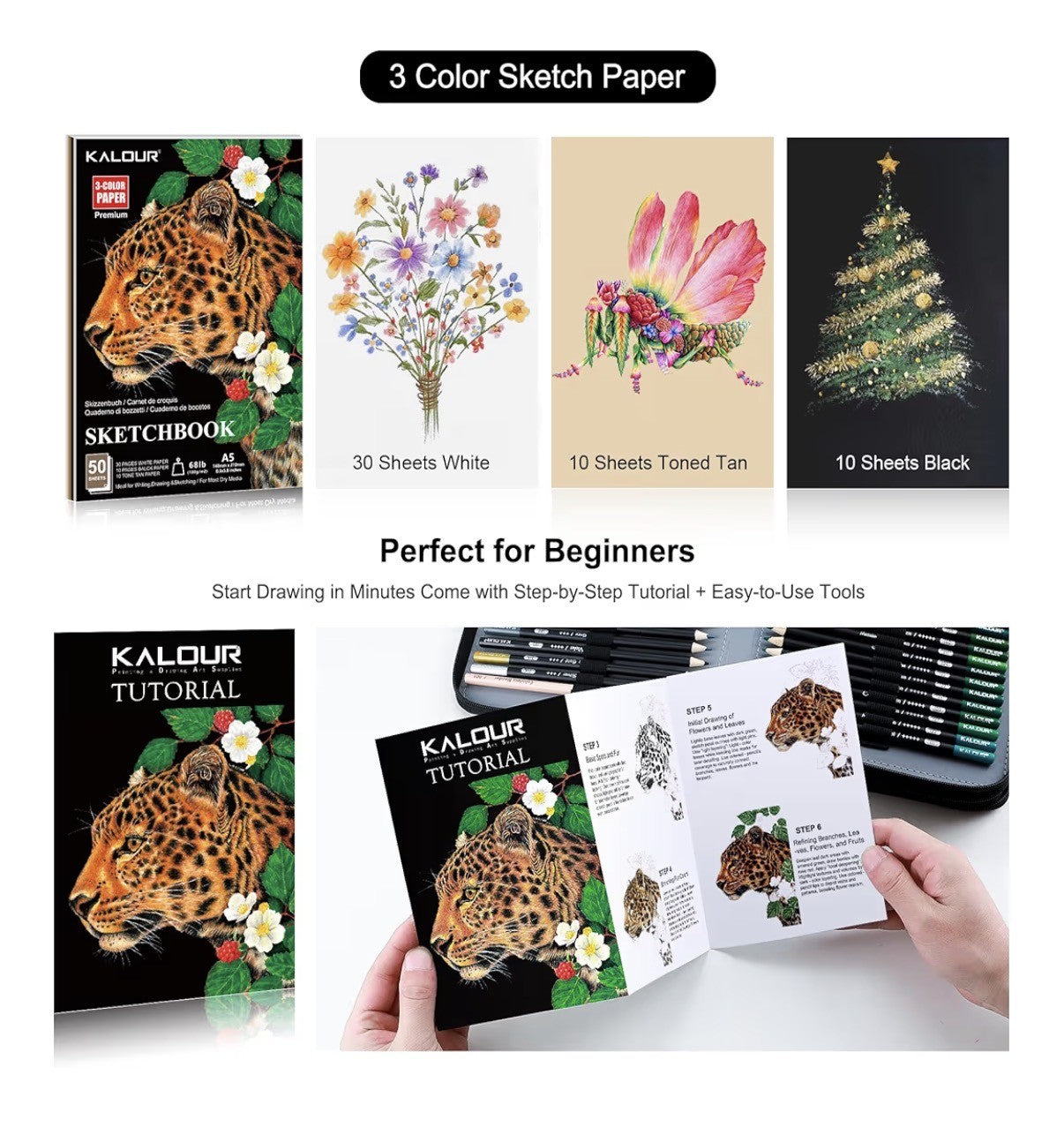 120 crayons de couleur professionnels
