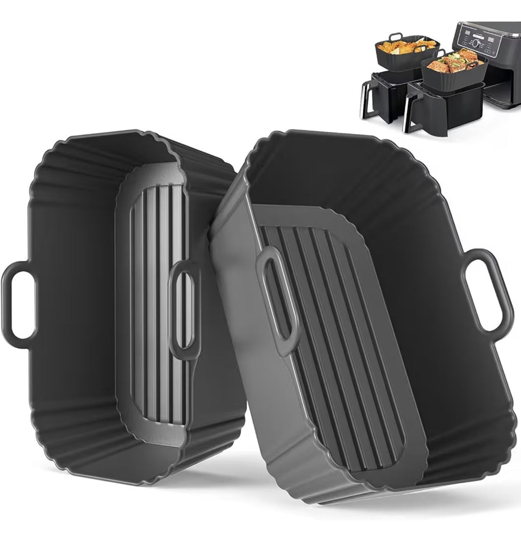 2  x Doublure en silicone ultra résistant pour friteuse à air