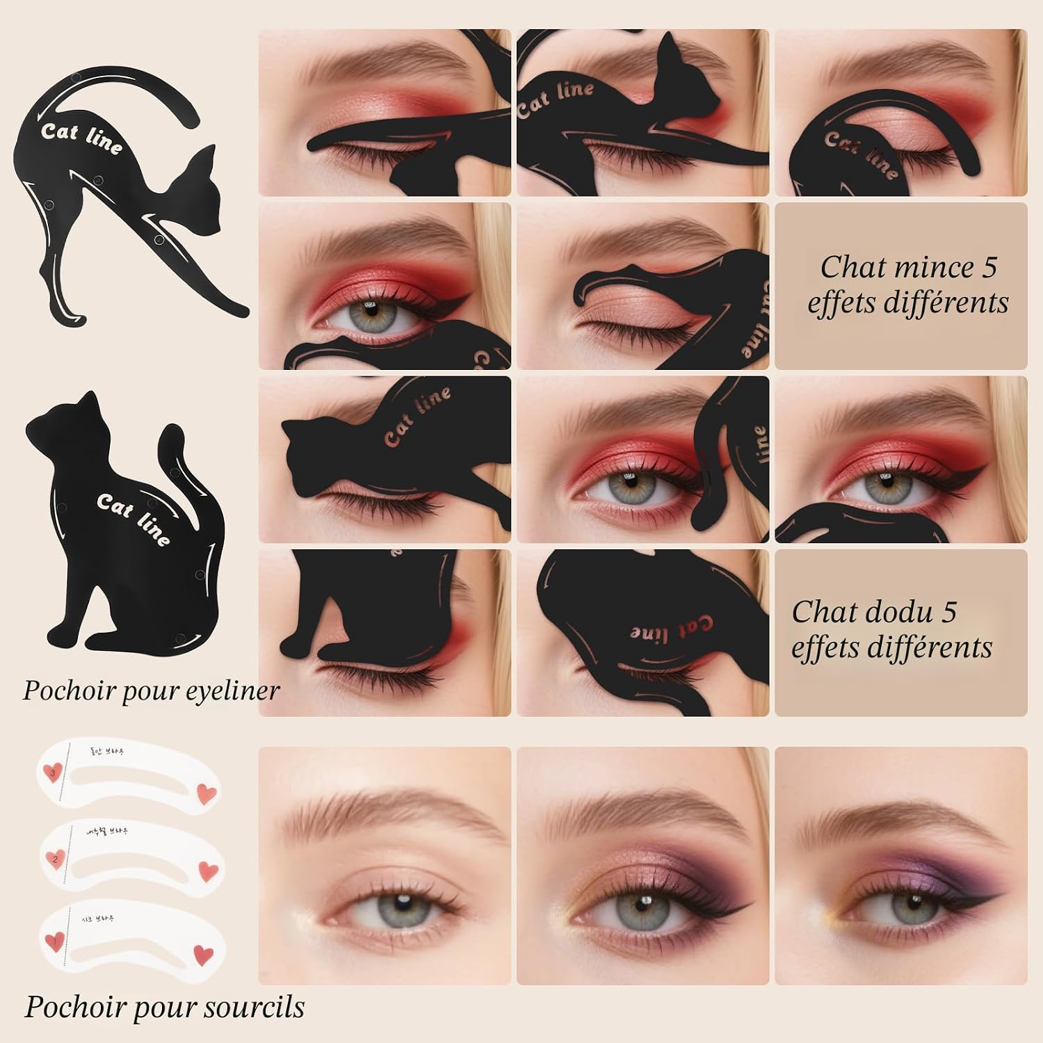 Kit de maquillage tout-en-un pour femmes - Kit complet