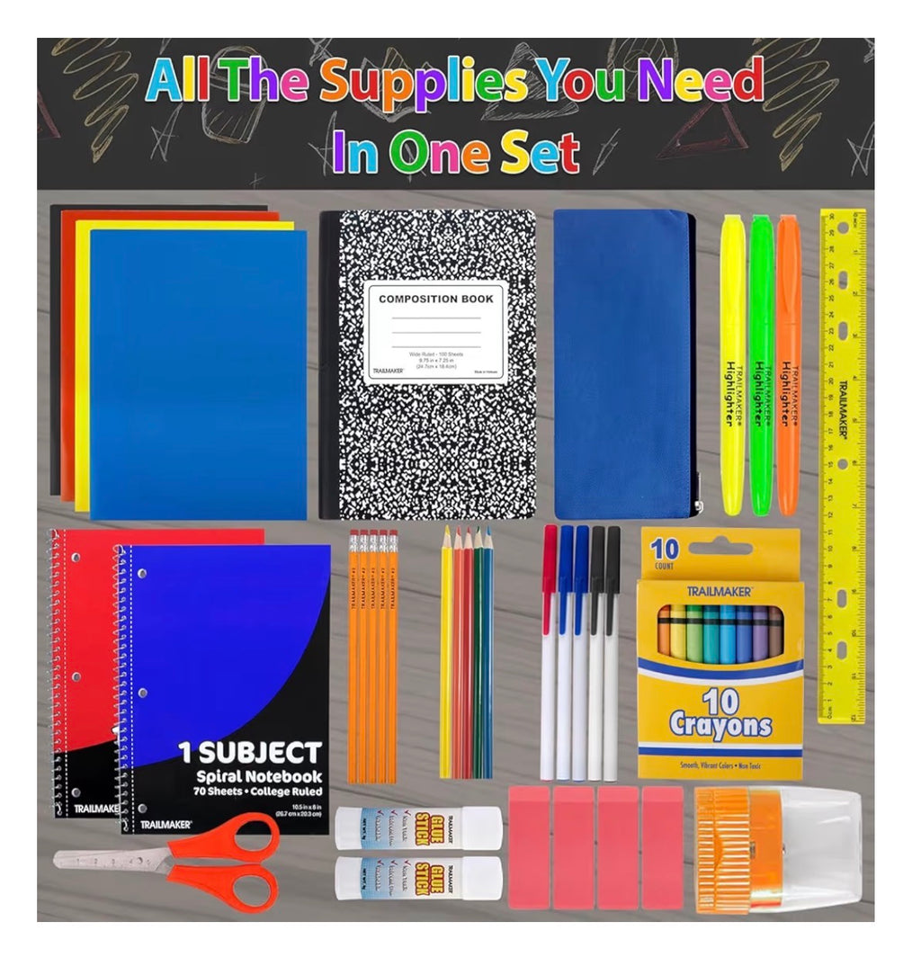 Kit Scolaire Primaire 45 Pièces