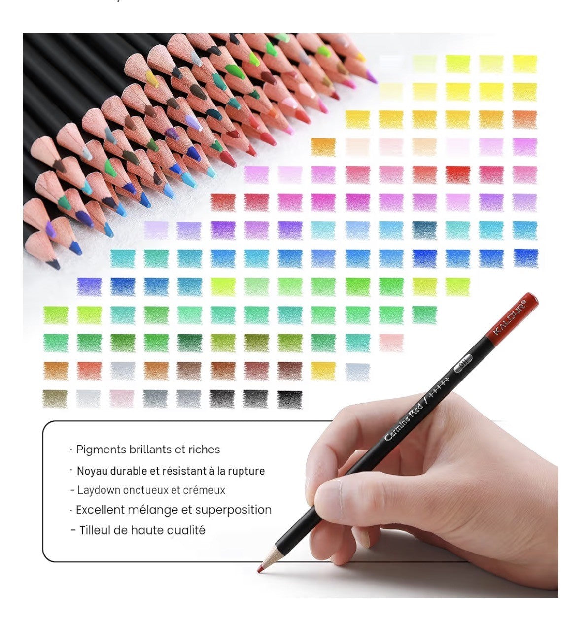 120 crayons de couleur professionnels