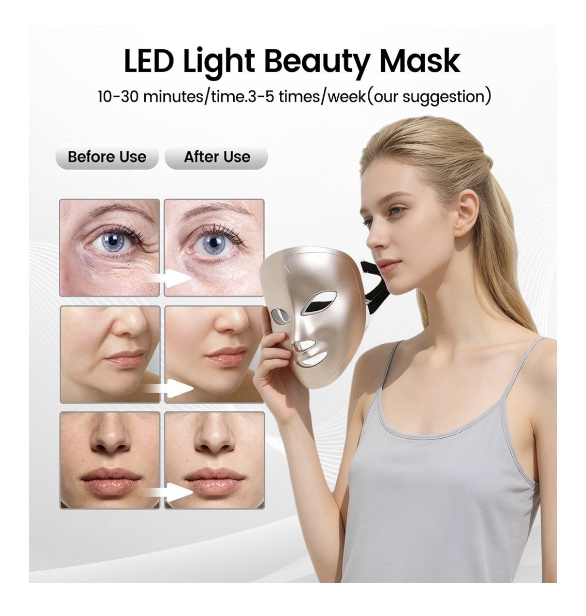Masque performant de luminothérapie