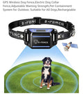 Clôture anti-fugue sans fil GPS pour chiens,
