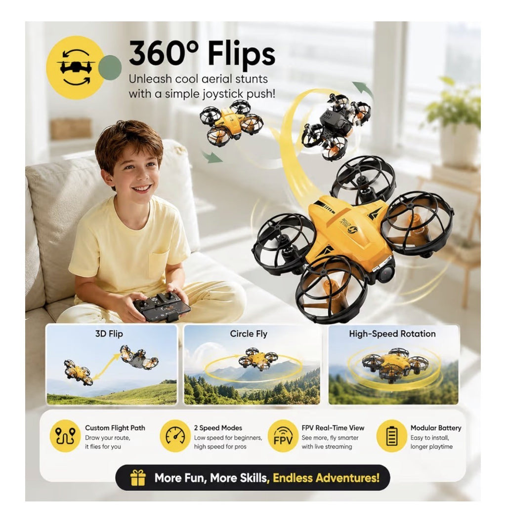 HS420 µini drone avec caméra 1080p