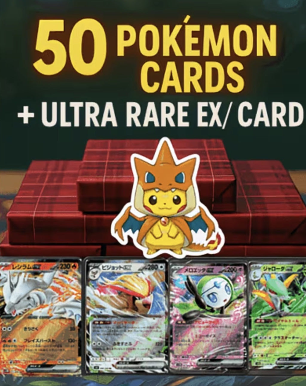 Carte Pokémon lots 50 cartes